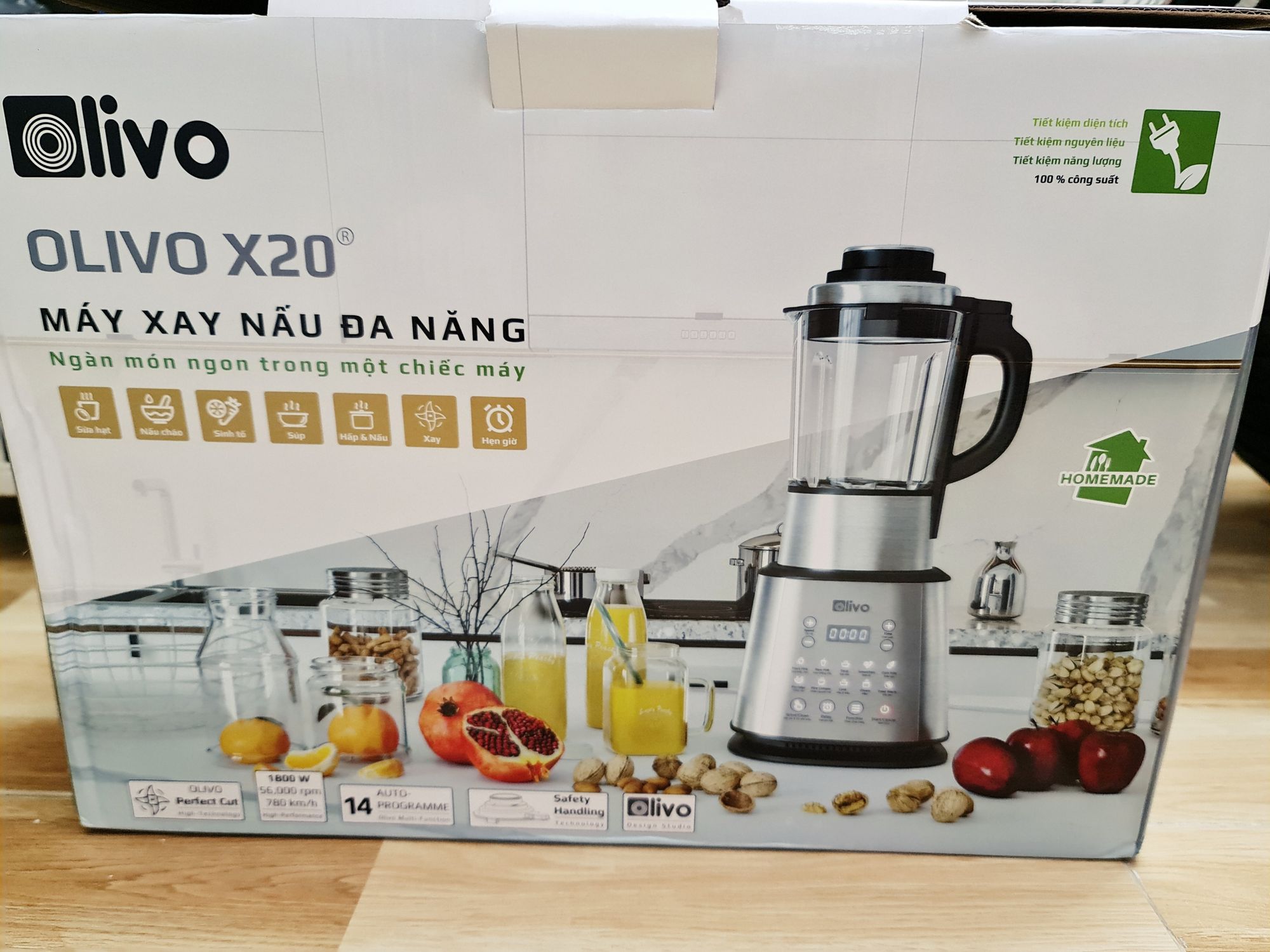 Review máy làm sữa hạt Olivo X20